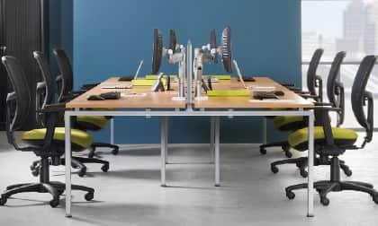 Large: for cooperative and open space office environments